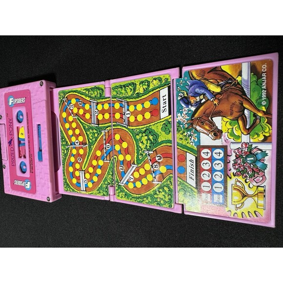 90s Vintage Flipsiders Prized Pony Cassette Tape Game 1993 Nostalgia - Picture 7 of 8